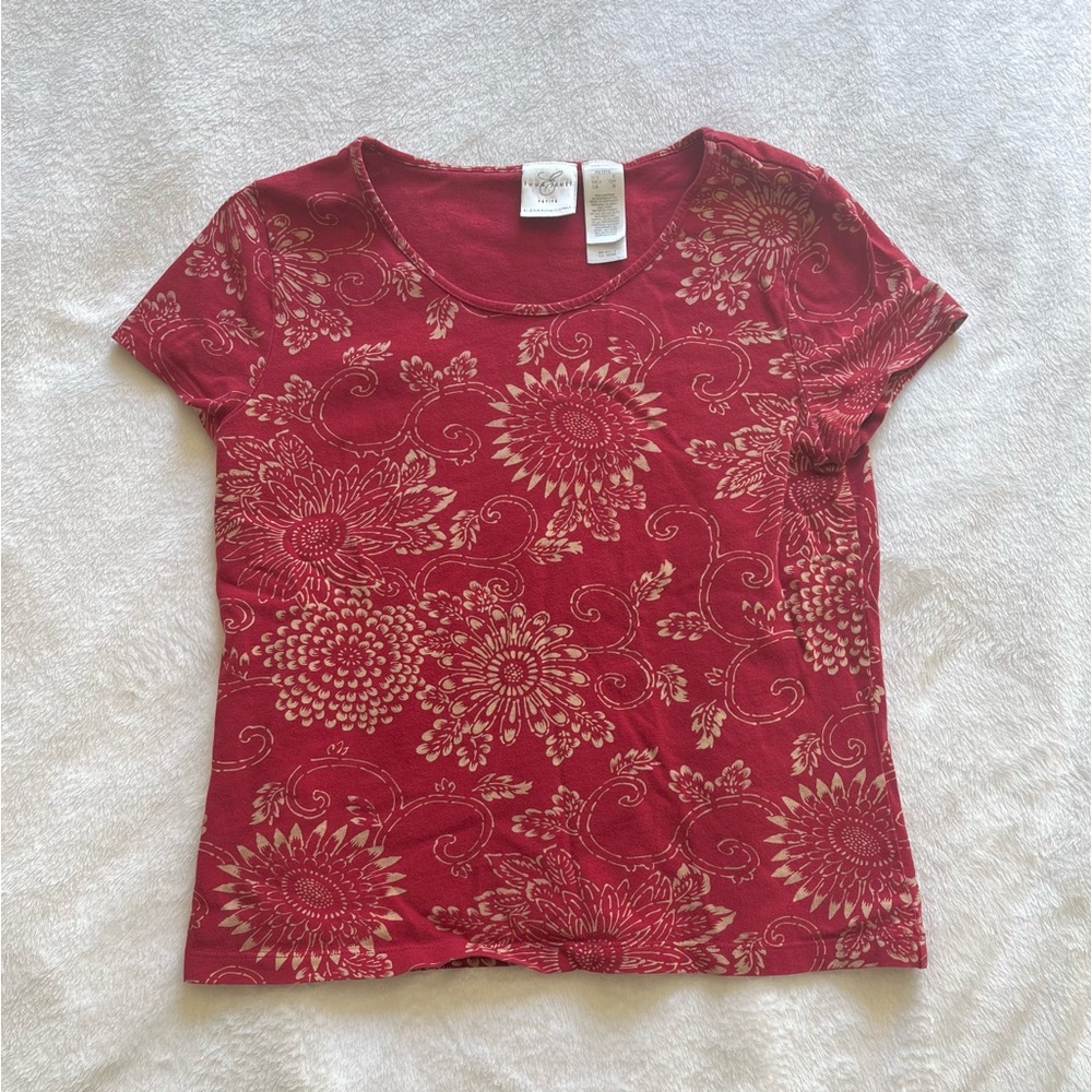 Emma James Petite Floral T-Shirt